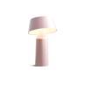 BICOCA rose pâle Lampe baladeuse LED rechargeable H22,5cm