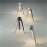 CYBORG gris clair Lampe à poser LED Tripode H31cm