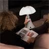 MINI PIPISTRELLO CORD-LESS Blanc Lampe Nomade LED H35cm