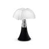 MINI PIPISTRELLO CORD-LESS Noir Lampe Nomade LED H35cm