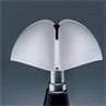 PIPISTRELLO MEDIUM Noir Lampe Dimmer LED pied télescopique H50-62cm