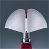 PIPISTRELLO Rouge Lampe ampoules LED pied télescopique H66-86cm