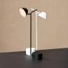 PEEK Blanc Lampe à poser LED Aluminium avec variateur H52cm