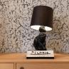 RABBIT LAMP Noir Lampe à poser Lapin H54cm