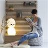 KOKESHI Blanc Lampe à poser LED poupée H63cm