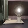 CONTROL Blanc Lampe à poser avec dimmer L23cm