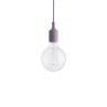 E27 Dusty Lilac Suspension avec ampoule LED Ø12,5cm