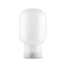 AMP verre blanc opalin Lampe de table Verre/Marbre H26,5cm