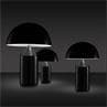 ATOLLO GRANDE Noir Lampe à poser avec Variateur H70cm