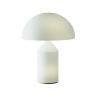 ATOLLO PETITE blanc opalin Lampe à poser Verre de Murano H35cm
