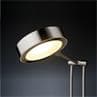 ZED acier brossé Lampe à poser LED Métal Orientable H47,5cm