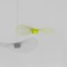 VERTIGO jaune fluo Suspension fibre de verre Ø140cm
