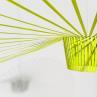 VERTIGO jaune fluo Suspension fibre de verre Ø140cm