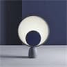 BLOOPER gris Lampe à poser LED avec dimmer Métal H35cm
