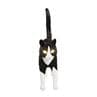 CAT LAMP FELIX noir blanc Lampe à poser LED sans fl & Tactile Chat Résine L46cm