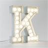 VEGAZ Blanc Lampe à poser Lettre Géante K H60cm