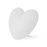 LOVE Blanc Lampe à poser Coeur H40cm