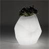 SECRET LIGHT Blanc Vase lumineux H60cm
