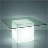 SQUARE Blanc Table lumineuse L150cm