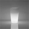 X-POT LIGHT Blanc Pot lumineux d'exterieur H83cm et Ø49cm