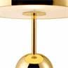 BELL TABLE laiton doré poli Lampe à poser H44cm