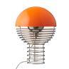 WIRE Chrome / Orange Lampe à poser Métal H42cm