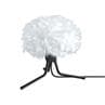 EOS MICRO Blanc Lampe à poser Plume Trépied Modulable Noir Ø22cm