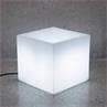 CUBY Blanc Lampe d'extérieur cube lumineux H43cm
