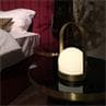 CARRIE Laiton brossé Lampe baladeuse LED rechargeable H24,5cm