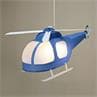 HELICOPTERE Bleu Suspension Hélicoptère H23cm