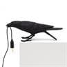 BIRD Noir Lampe à poser Oiseau Penché H10,5cm