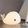 MOBY Blanc Lampe à poser LED Baleine L68cm