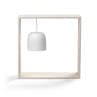 GAKU WIRE Blanc Lampe à poser LED Polycarbonate/Bois H35cm