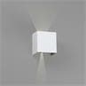OLAN LED Blanc Applique LED d'extérieur Métal H14,5cm