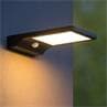 BASIC Noir Applique d'extérieur LED solaire L19cm