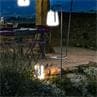 BALAD Carbone Lampe nomade LED d'extérieur avec pied à planter H159cm