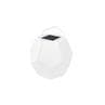 COUTURE Blanc Lampe d'extérieur LED solaire Aluminium/Batyline H75cm