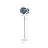 PARIS Blanc/Bleu bleuet Lampadaire d'extérieur LED solaire Aluminium/Textile outdoor H140-170cm
