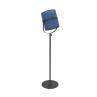 PARIS Noir Charbon/Bleu marine Lampadaire d'extérieur LED solaire Aluminium/Textile outdoor H140-170cm