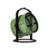 PETITE vert printanier / noir Lampe à poser/Lanterne d'extérieur LED solaire Aluminium/Textile H36cm