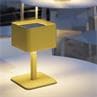 POSE 02 moutarde Lampe à poser d'extérieur LED solaire Aluminium H25cm