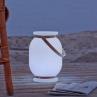 CANDELA Blanc Lampe baladeuse d'extérieur LED RGB rechargeable H30cm