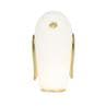 PET LIGHTS - NOOT NOOT blanc et doré Lampe à poser Pingouin Verre/Porcelaine H33cm