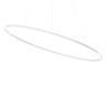 ELLISSE MAJOR UPLIGHT Blanc Suspension Ovale Aluminium lumière montante L135cm
