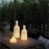 ALABAST Blanc Lampe baladeuse d'extérieur LED rechargeable Albâtre H30cm