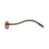 NIMBUS Bronze cuir brun Applique/liseuse flexible Aluminium/Cuir L39.3cm