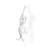 MONKEY Blanc Applique Singe accroché avec abat-jour H76.5cm