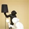 MONKEY Noir Lampe à poser d'extérieur Singe debout avec abat-jour H54cm