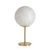 MINERAL marbre blanc Lampe à poser effet marbre Polyéthylène/Laiton H75cm