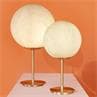 MINERAL marbre blanc Lampe à poser effet marbre Polyéthylène/Laiton H75cm